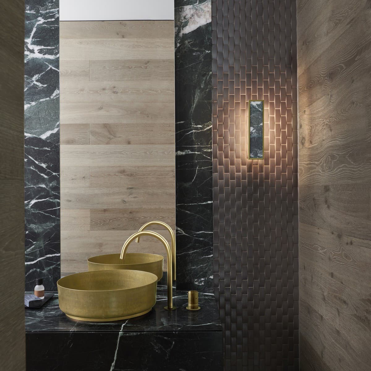 Chameleon Tall Tile Frame Only in Brass