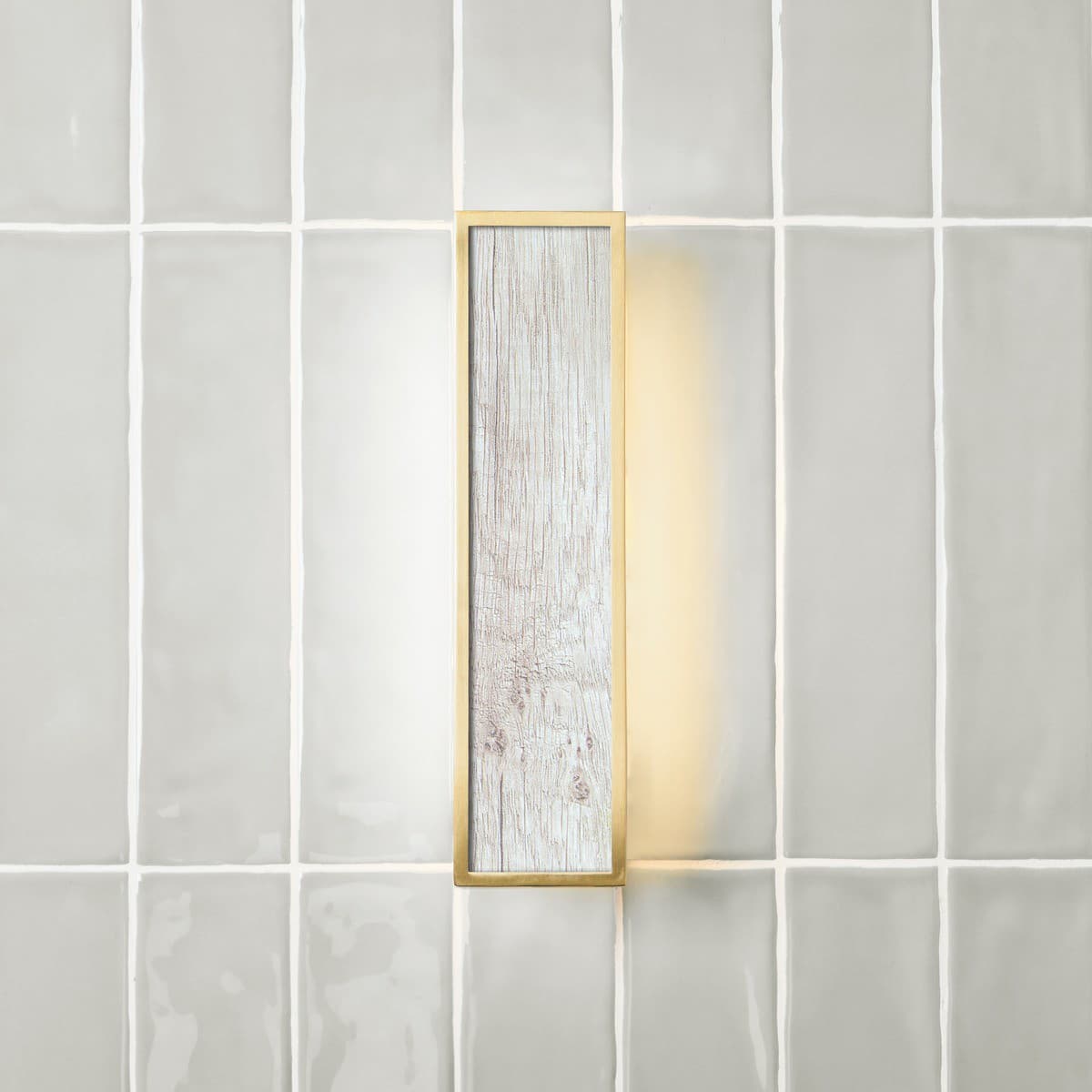 Chameleon Tall Tile Frame Only in Brass