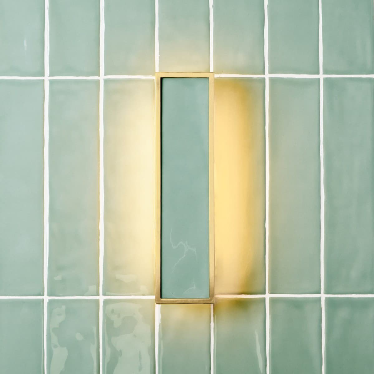 Chameleon Tall Tile Frame Only in Brass