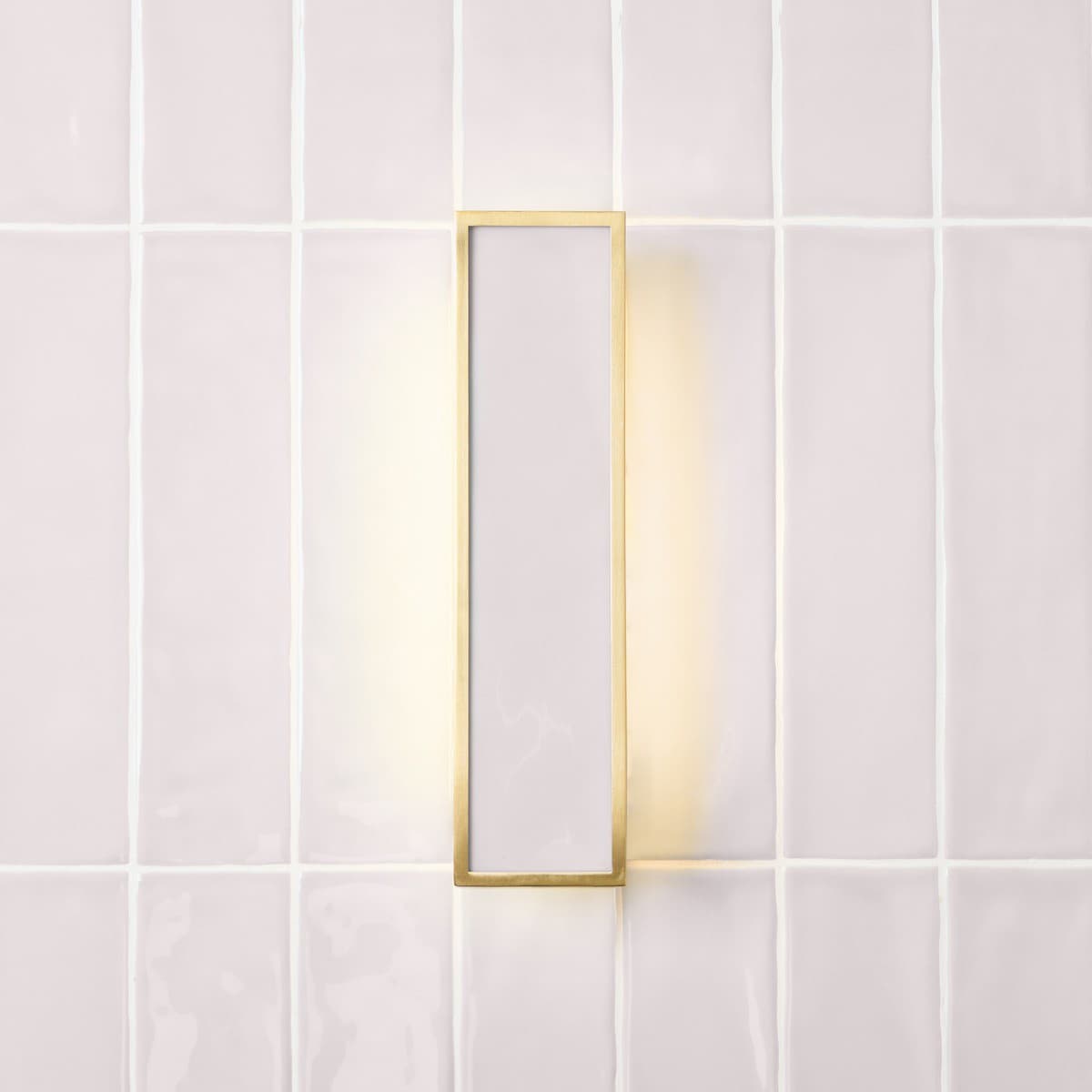 Chameleon Tall Tile Frame Only in Brass