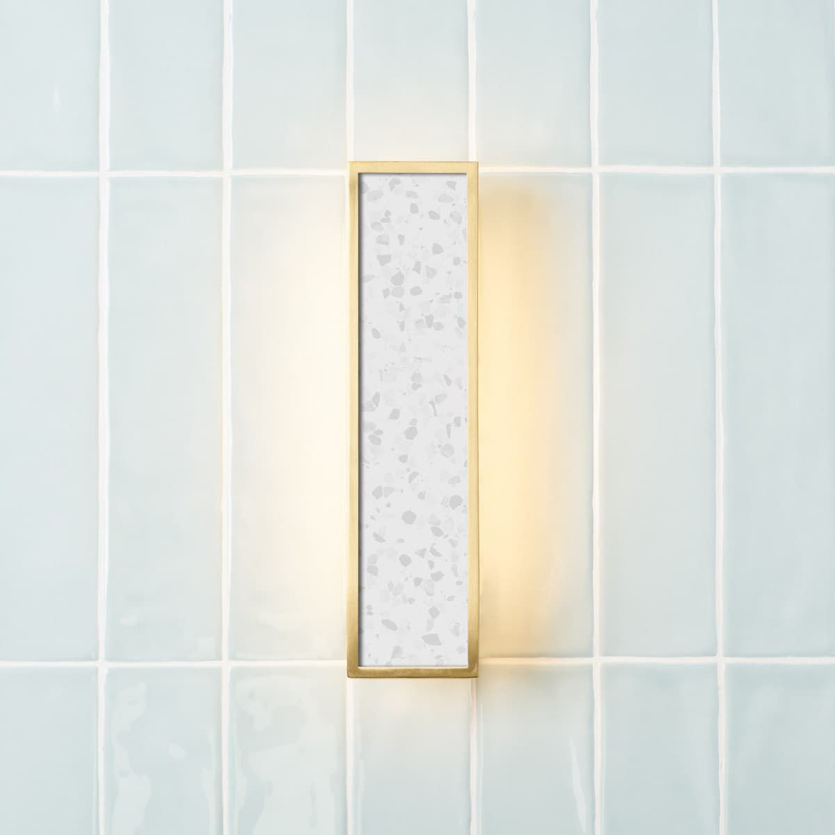 Chameleon Tall Tile Frame Only in Brass