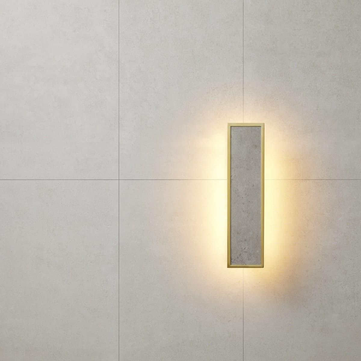 Chameleon Tall Tile Frame Only in Brass