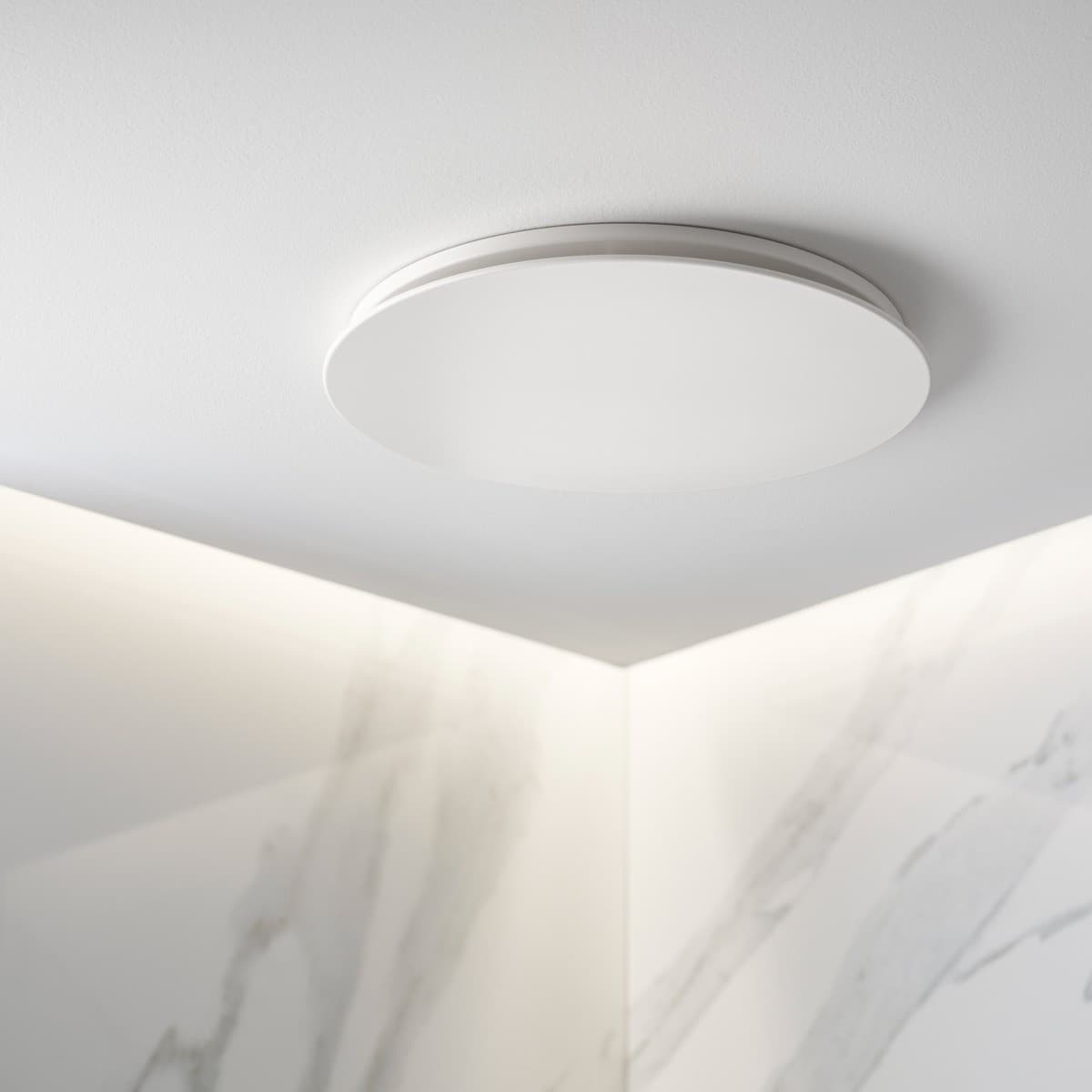 Parsec Small DC Exhaust Fan with 240mm Dia Cut Out in White-img-2