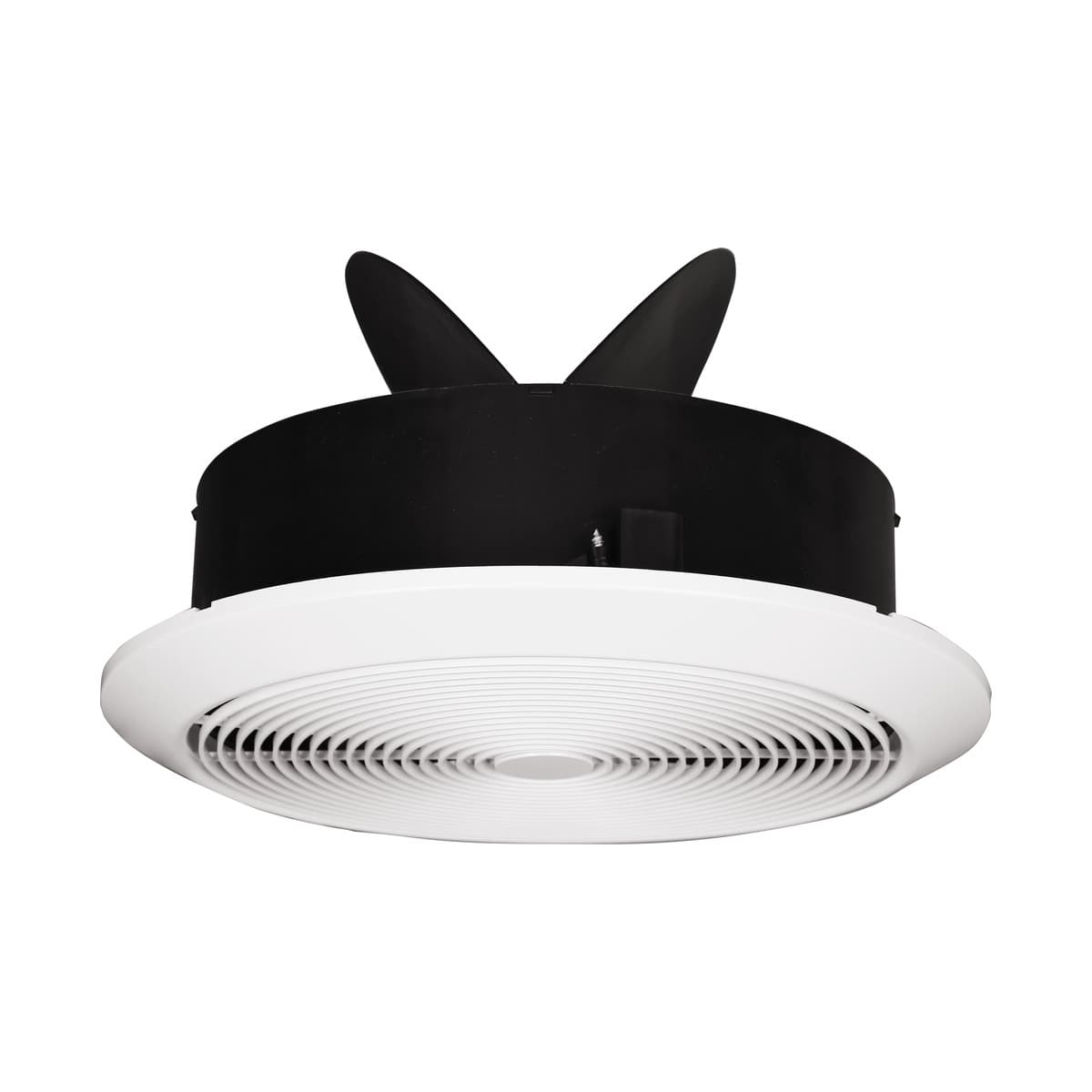 Lucci 200mm Premium Round Exhaust Fan with 240mm Dia Cut Out in White-img-4