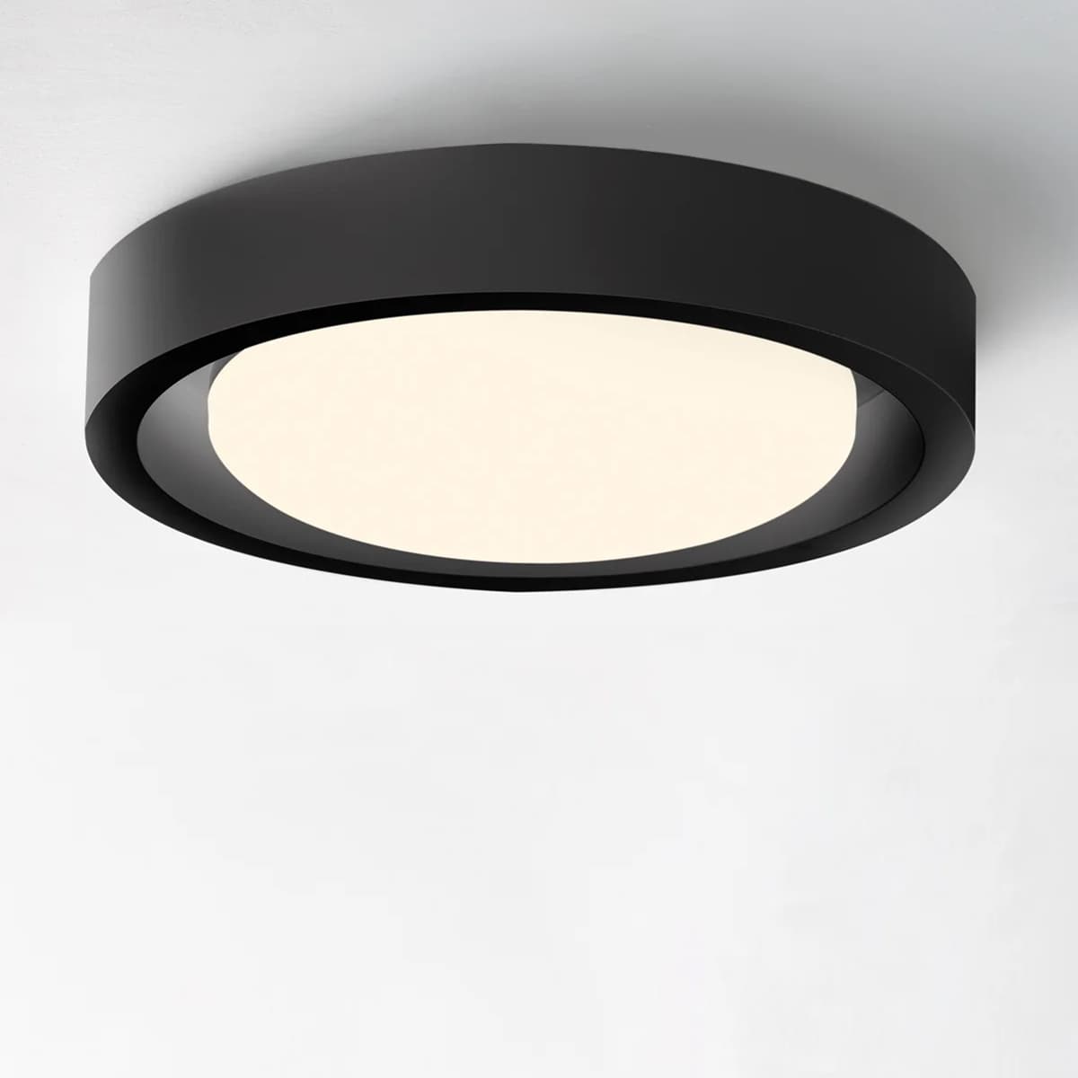 Uno Exhaust Fan and Light with 240mm Dia Cut Out in Black-img-3