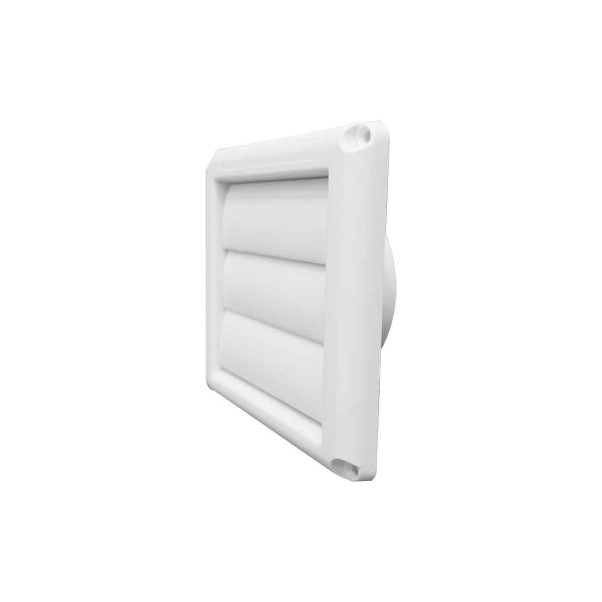 Lucci Air 150mm Wall Mount Gravity Louvre Vent in White-img-1