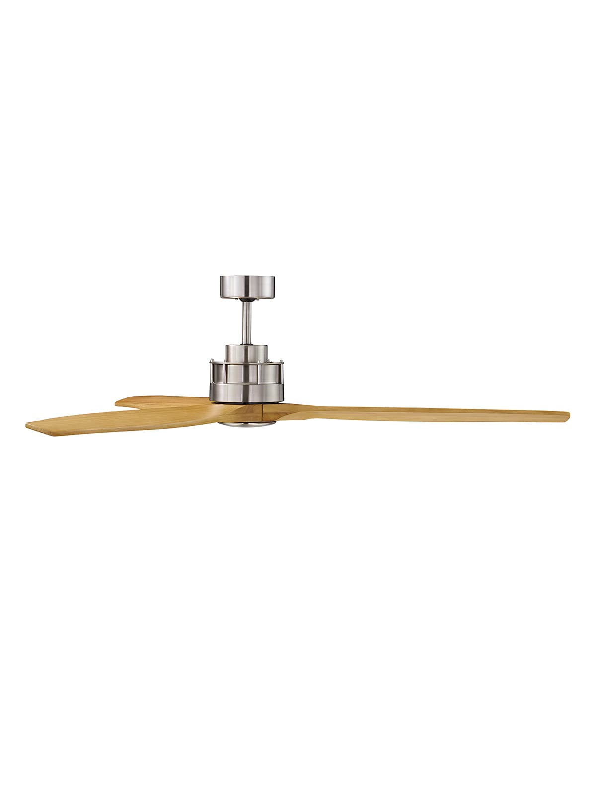 Airfusion Akmani 152cm DC Fan in Brushed Chrome/Teak
