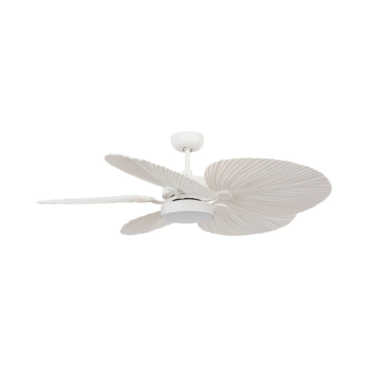 Bali 132cm DC Fan with Light in Antique White-img-1