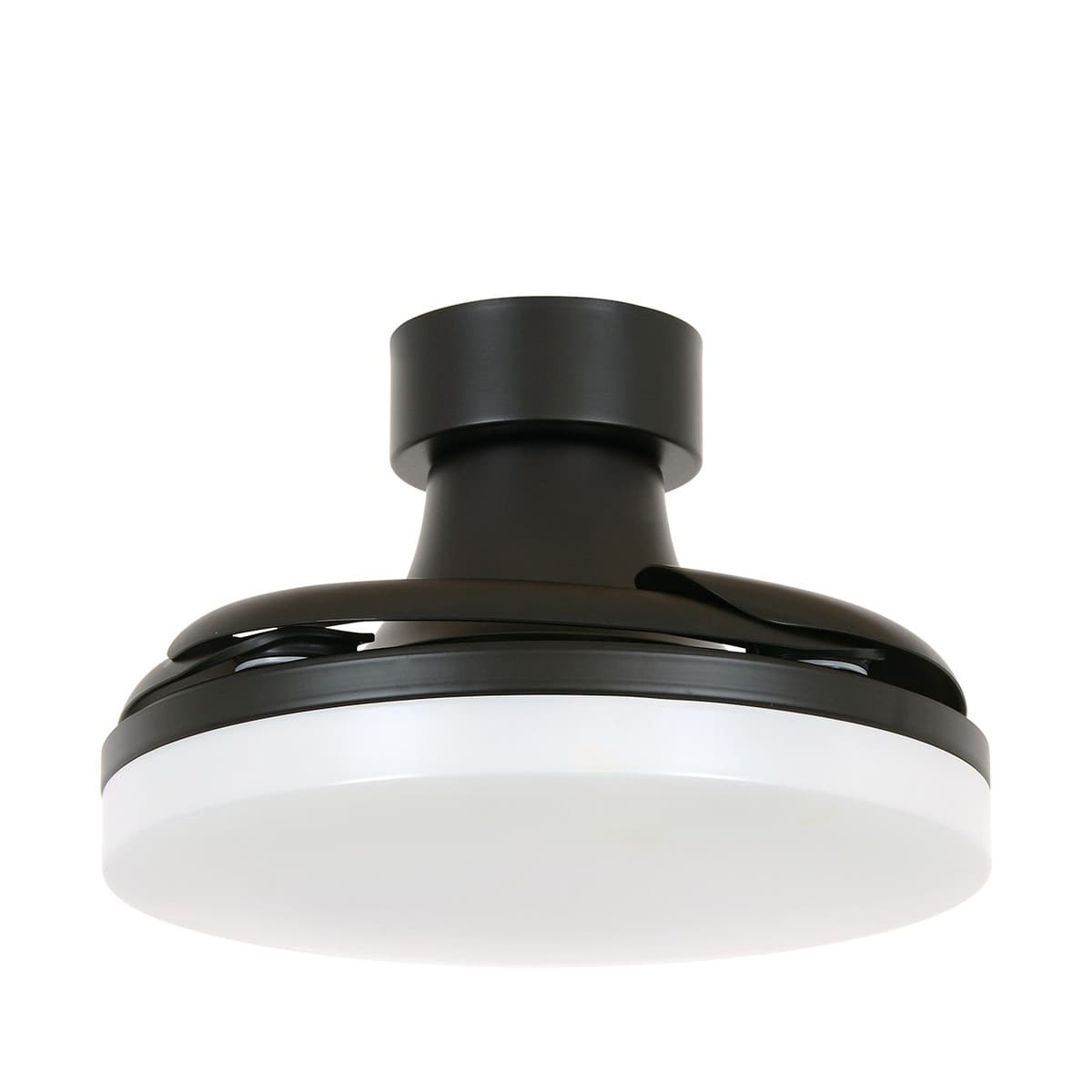 Fanaway Orbit 90cm DC Ceiling Fan with Retractable Blades and Light in Black