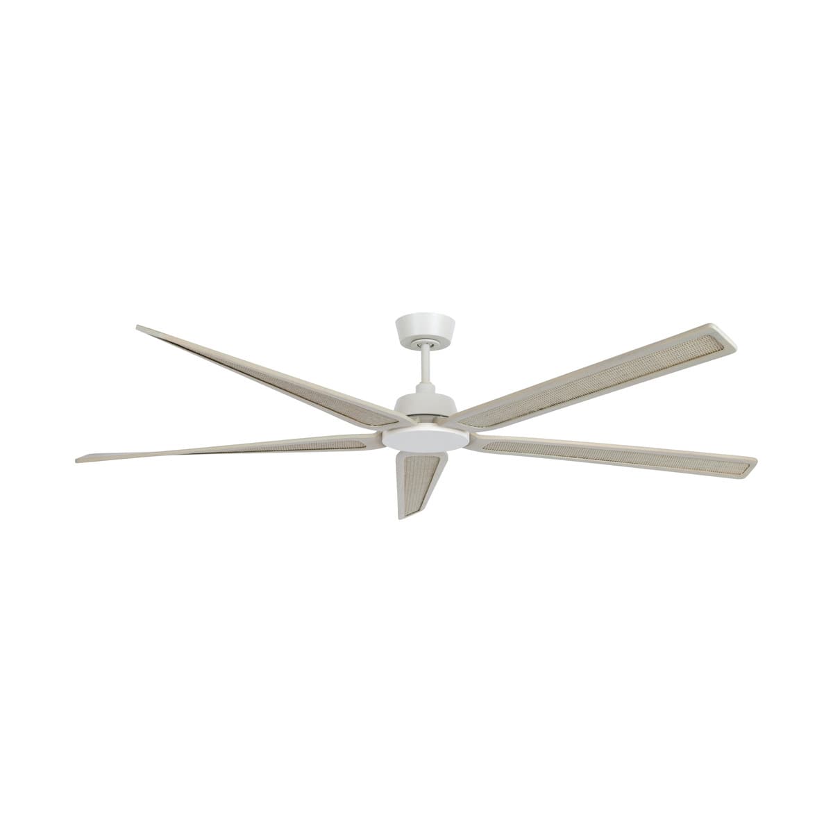 Vine 181cm DC Fan in White with White Washed Blades-img-1