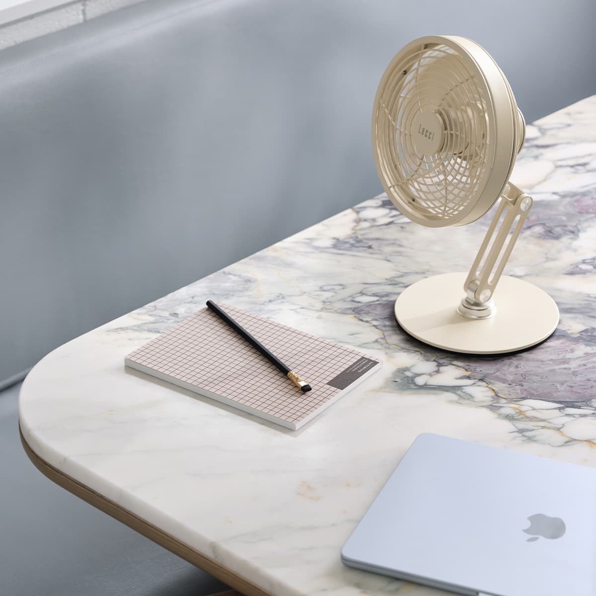 Toro Desk Fan in Almond-img-2