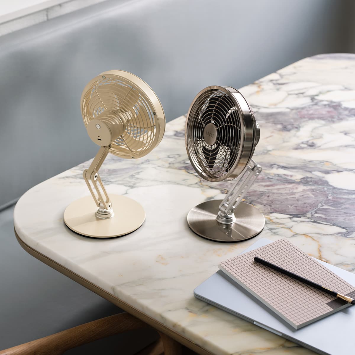 Toro Desk Fan in Chrome-img-4