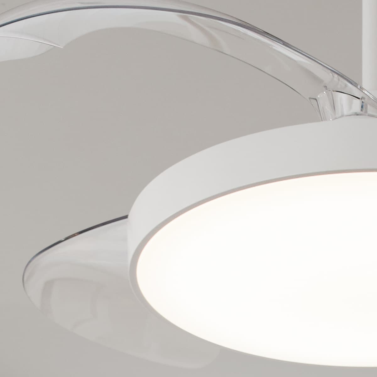 Fanaway Nimbus 117cm DC Retractable Blade Ceiling Fan with Light in White-img-2