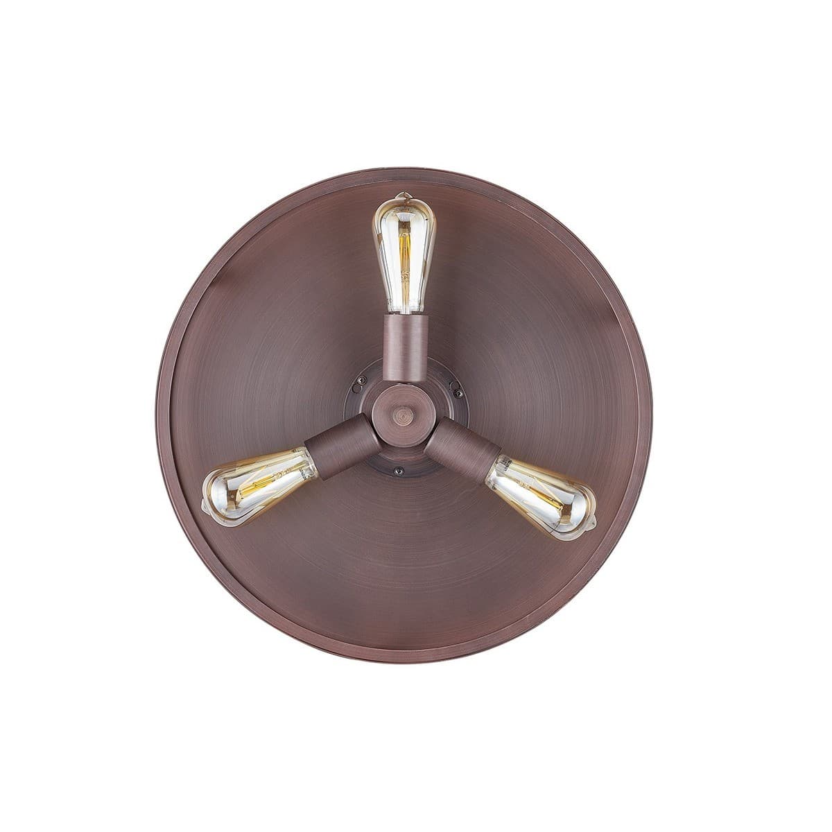 Fanaway Classic Fan in Oil Rubbed Bronze with Brown Coloured Retractable Blades and Light-img-4