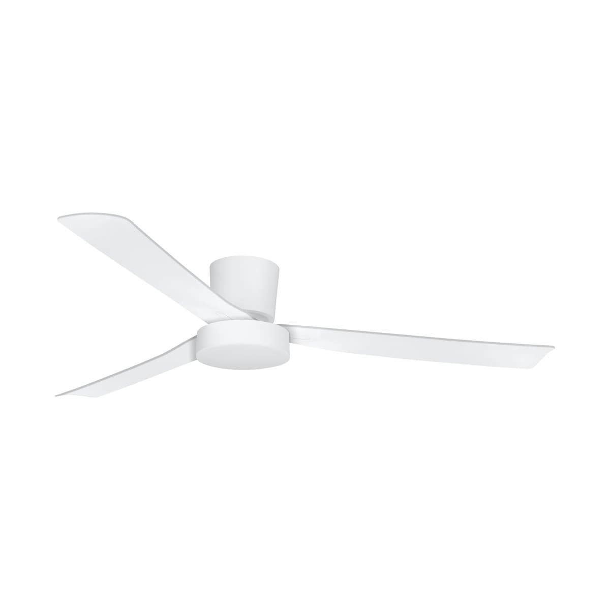 Bayside Delta 122cm DC Close to Ceiling Fan with Light in White-img-1