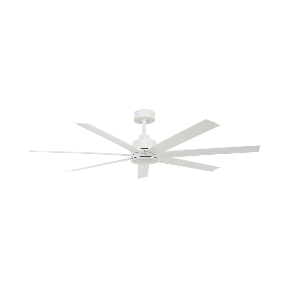 Atlanta 142cm DC Fan with Light in White
