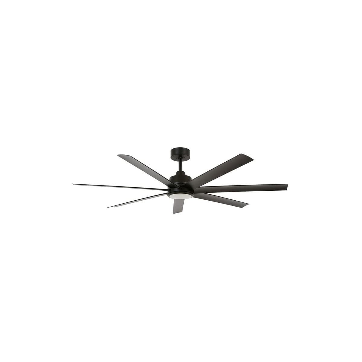 Atlanta 142cm DC Fan with Light in Black