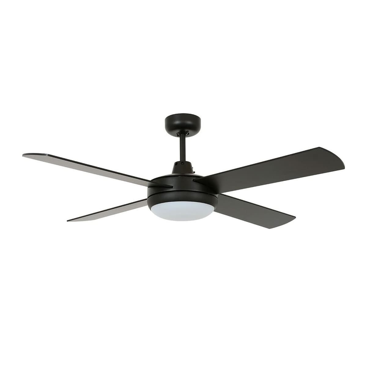 Futura 132cm Fan with Light in Black