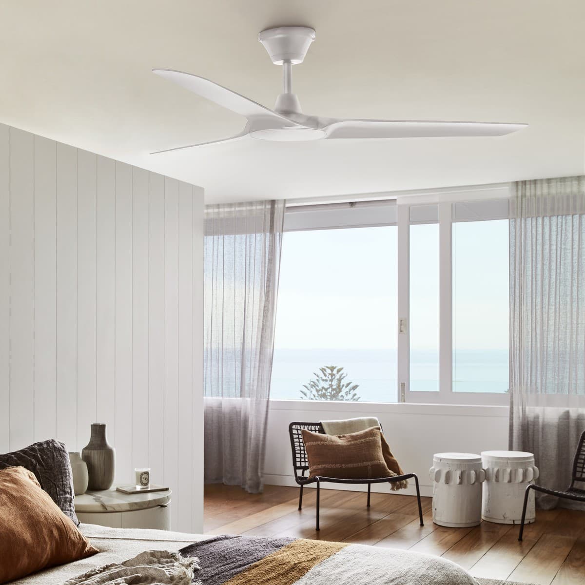 Abyss 142cm DC Fan in White