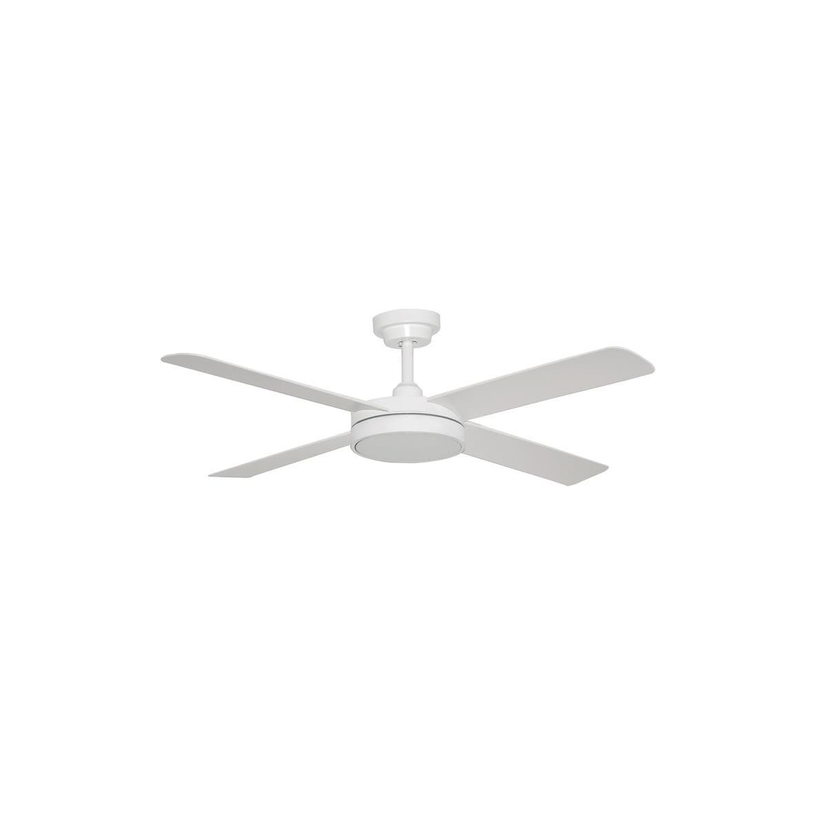 Summit 137cm DC Fan with LED Light in White-img-1