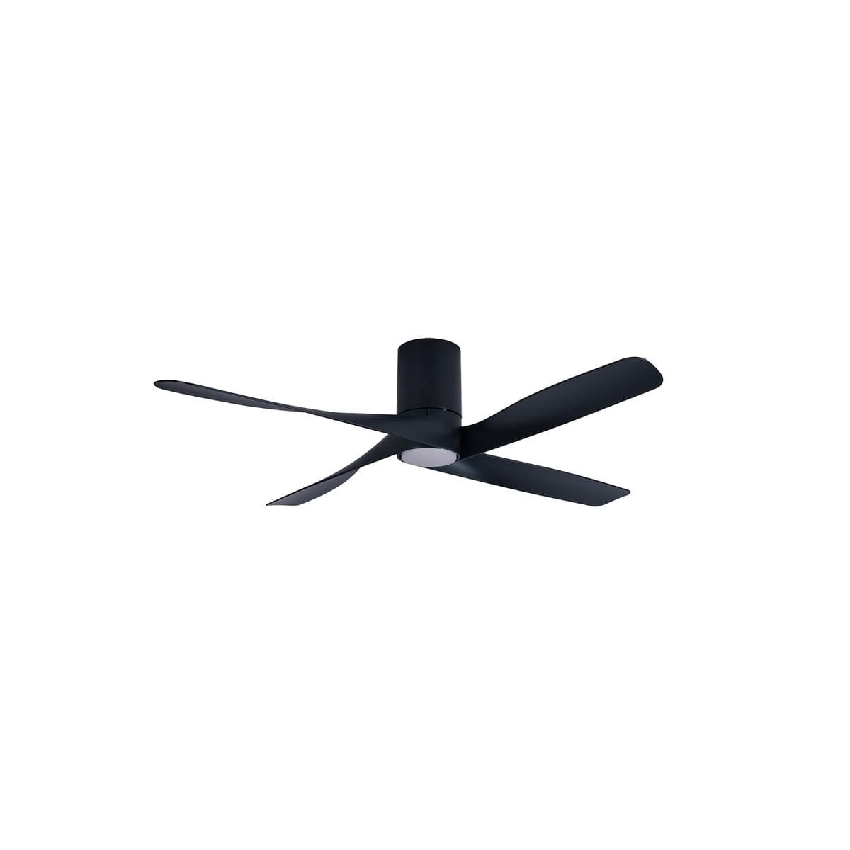 Riviera 132cm DC Fan with Light in Black