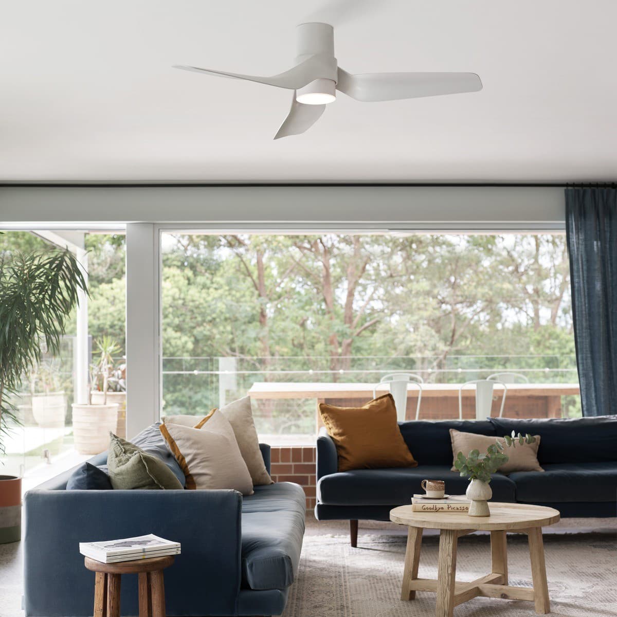 Nautica 132cm DC Fan with Light in White-img-3