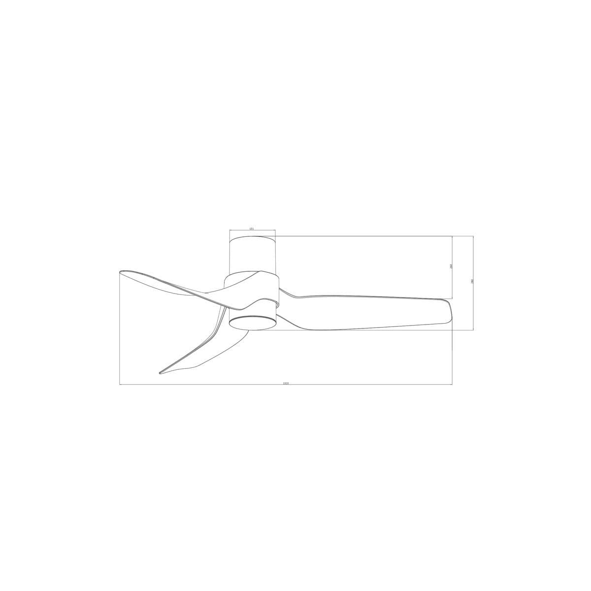 Nautica 132cm DC Fan with Light in Brushed Chrome/Teak-img-3