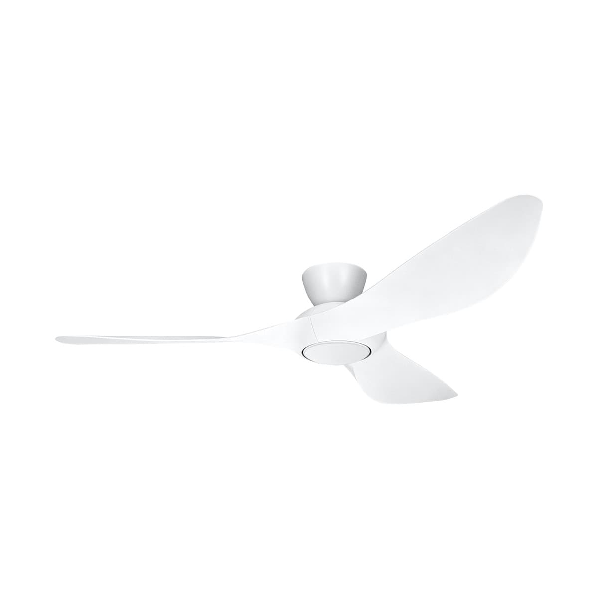 Kyber 137cm DC Close to Ceiling Fan with Light in White