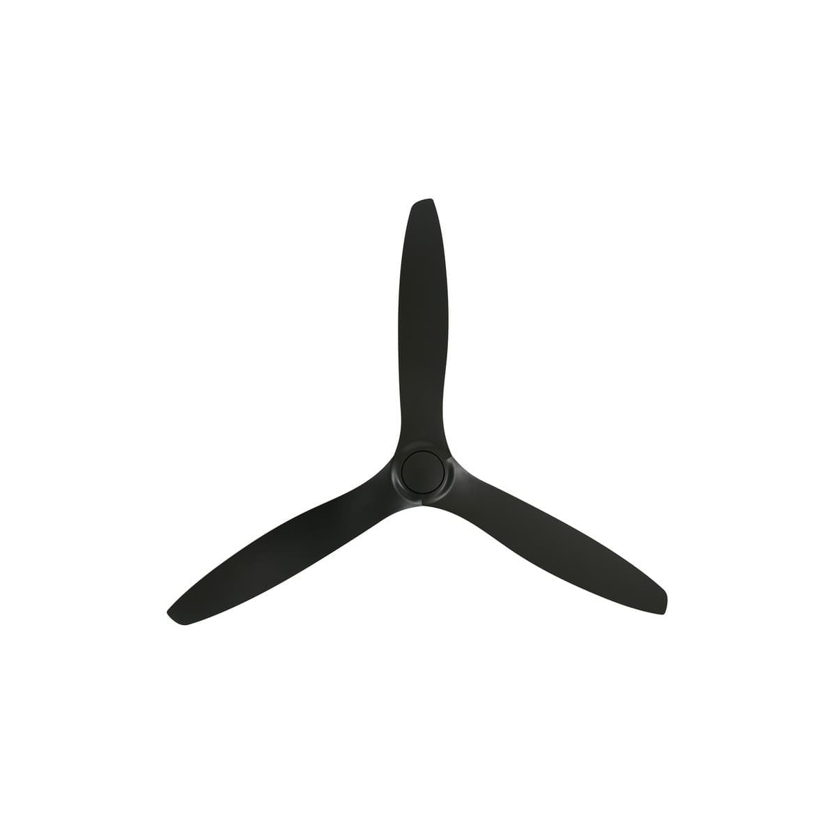 Farron 132cm DC Fan in Black with Black Timber Finish Blades-img-2