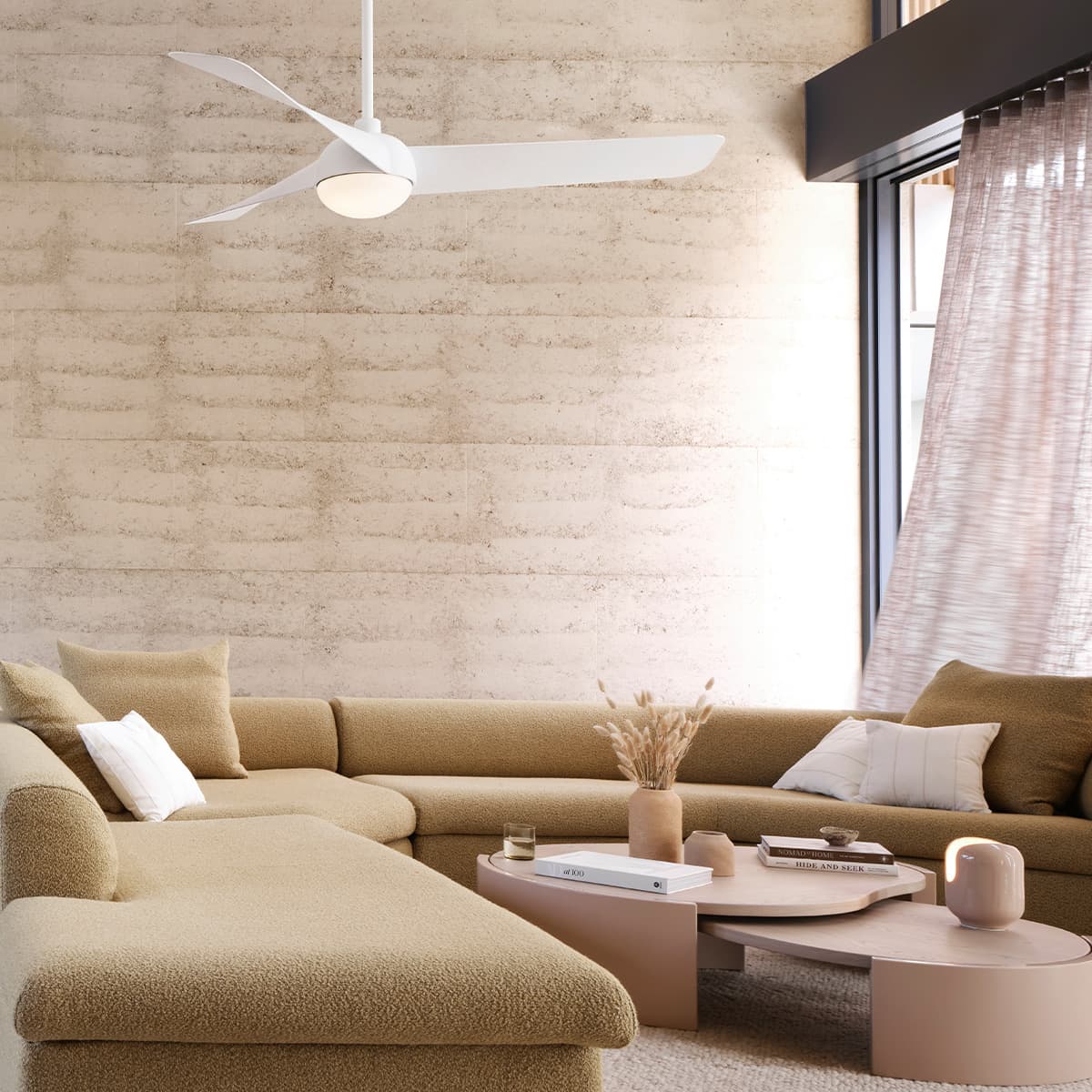 Osprey 132cm DC Fan with Light in White-img-4