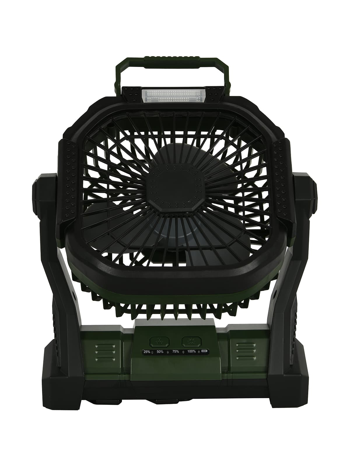 AeroGo Portable Camping Fan in Khaki and Black-img-3
