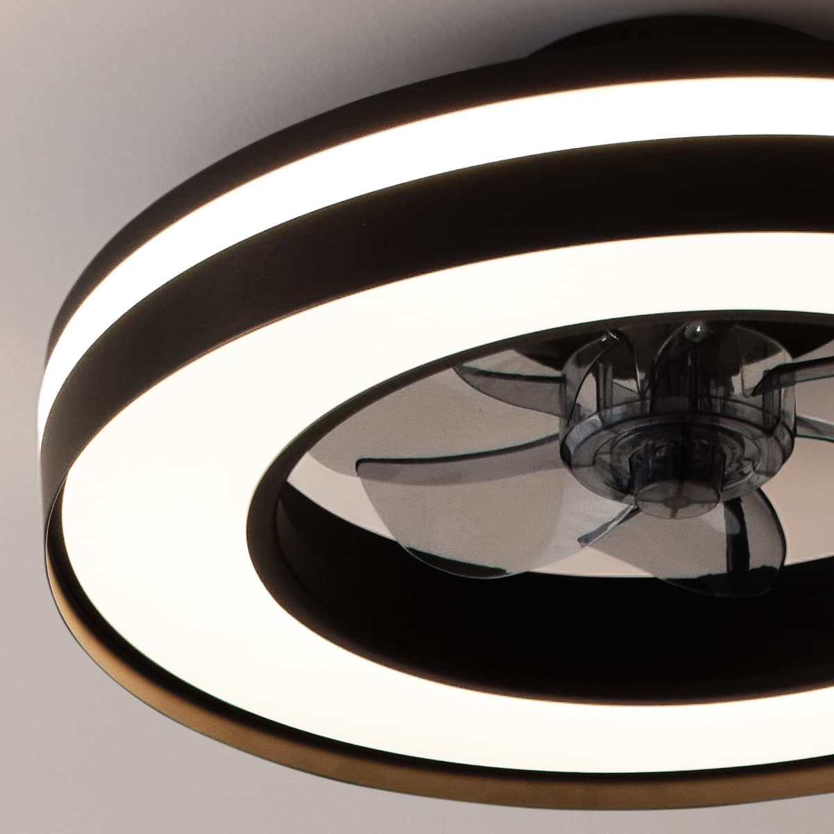 Lucci Connect Ergo Smart DC Flush Fan with LED RGB Light in Black-img-3