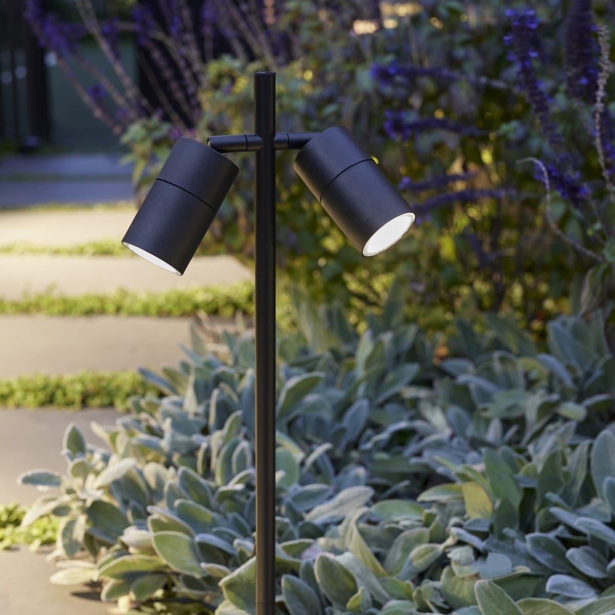 Wanaka 2 Light 12/24V Path Light with DIY Quick Connect in Black-img-3