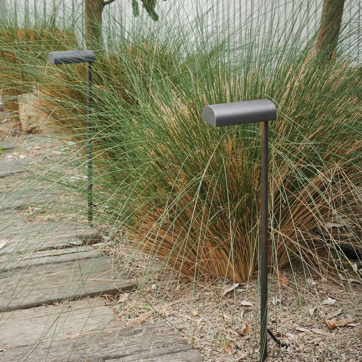 Made By Mayfair Seaside 12V Exterior Point Path Bollard in Aged Solid Bronze-img-2