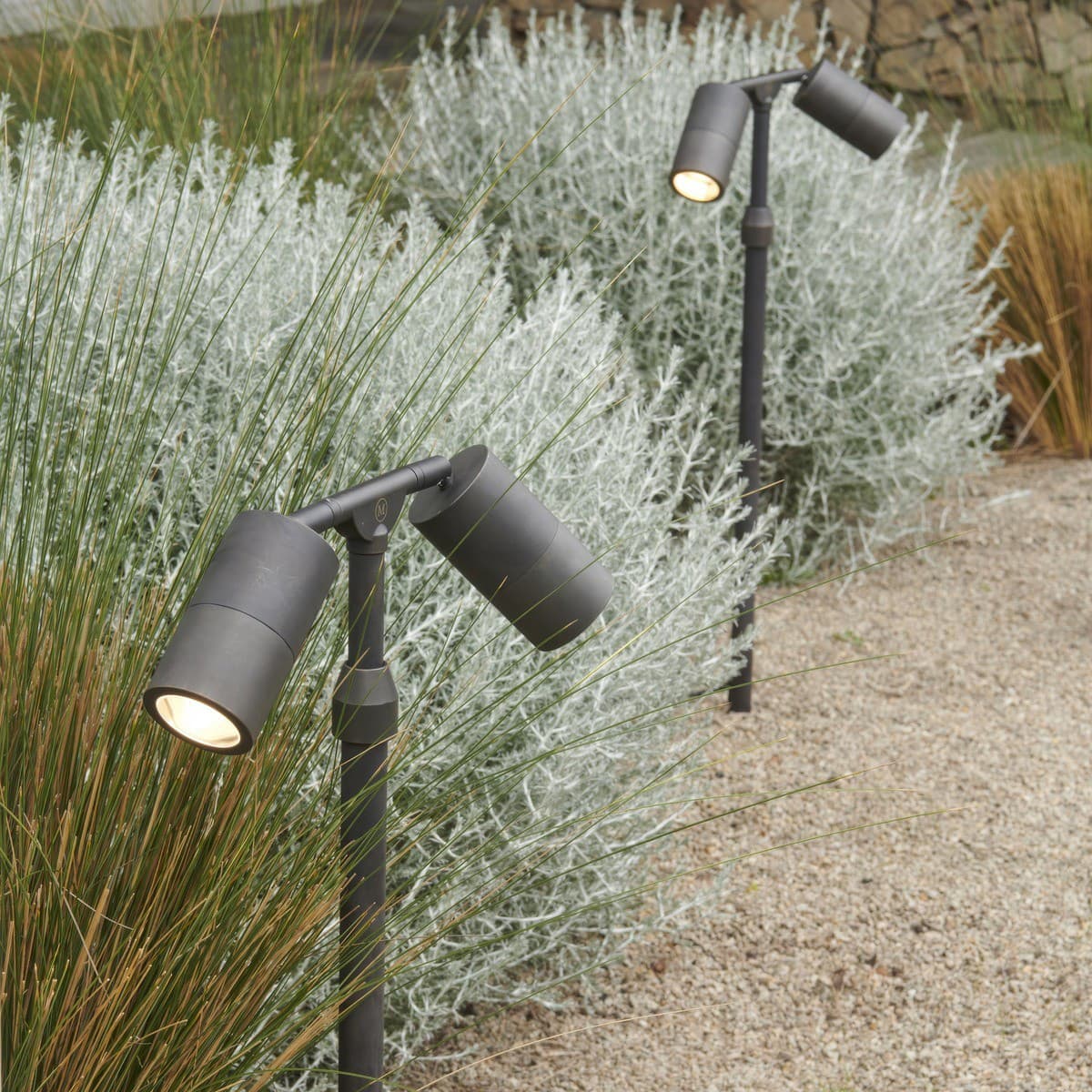 Made By Mayfair Seaside 12V 2 Light Exterior Path Spotlight in Aged Solid Bronze-img-2