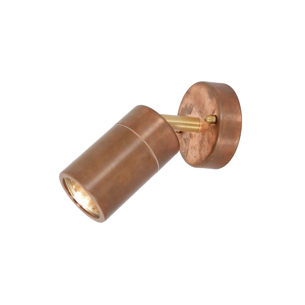 Harbour 1 Light Adjustable Wall Spot in Copper-img-1