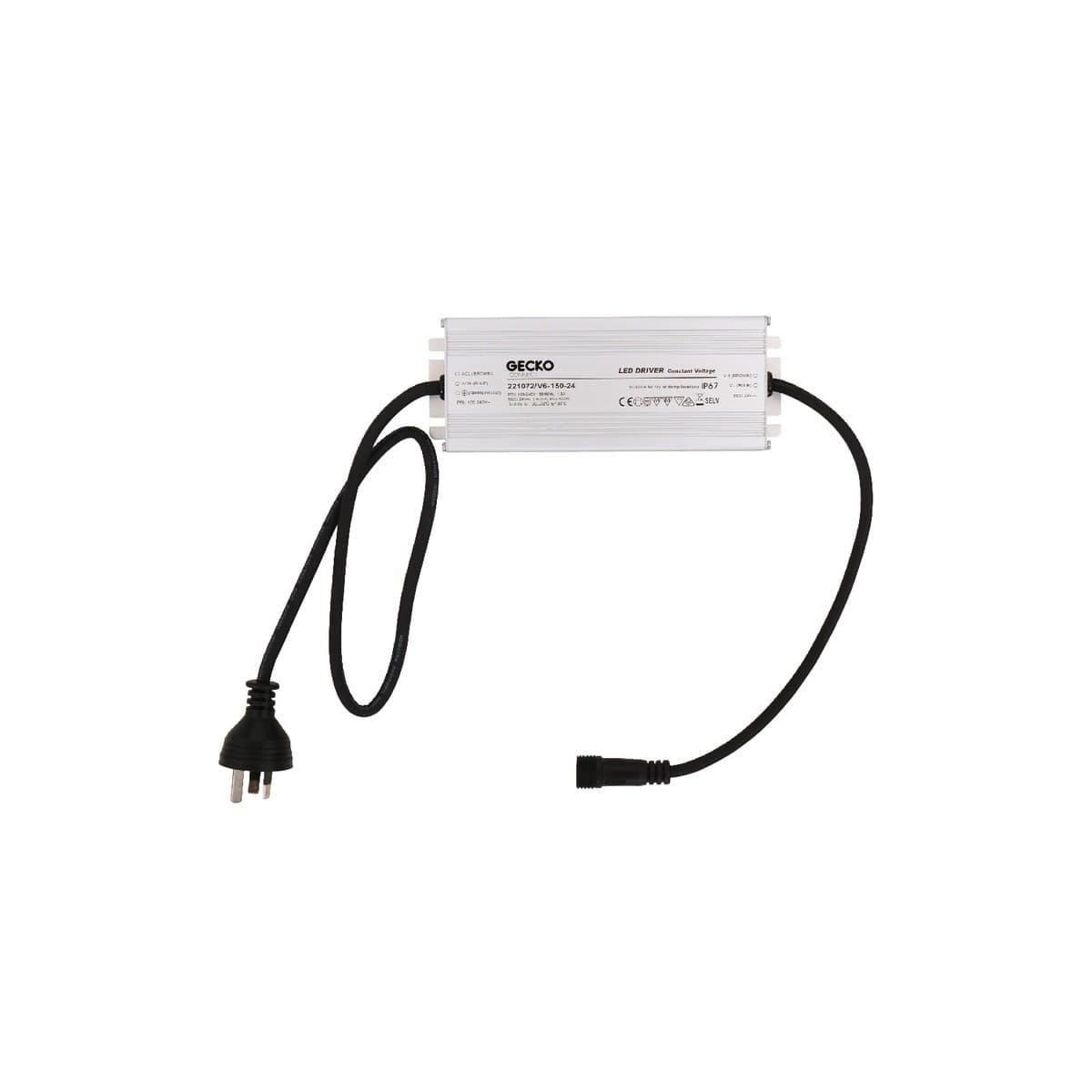 Lucci Connect Gecko 24V 150VA IP67 Transformer-img-1