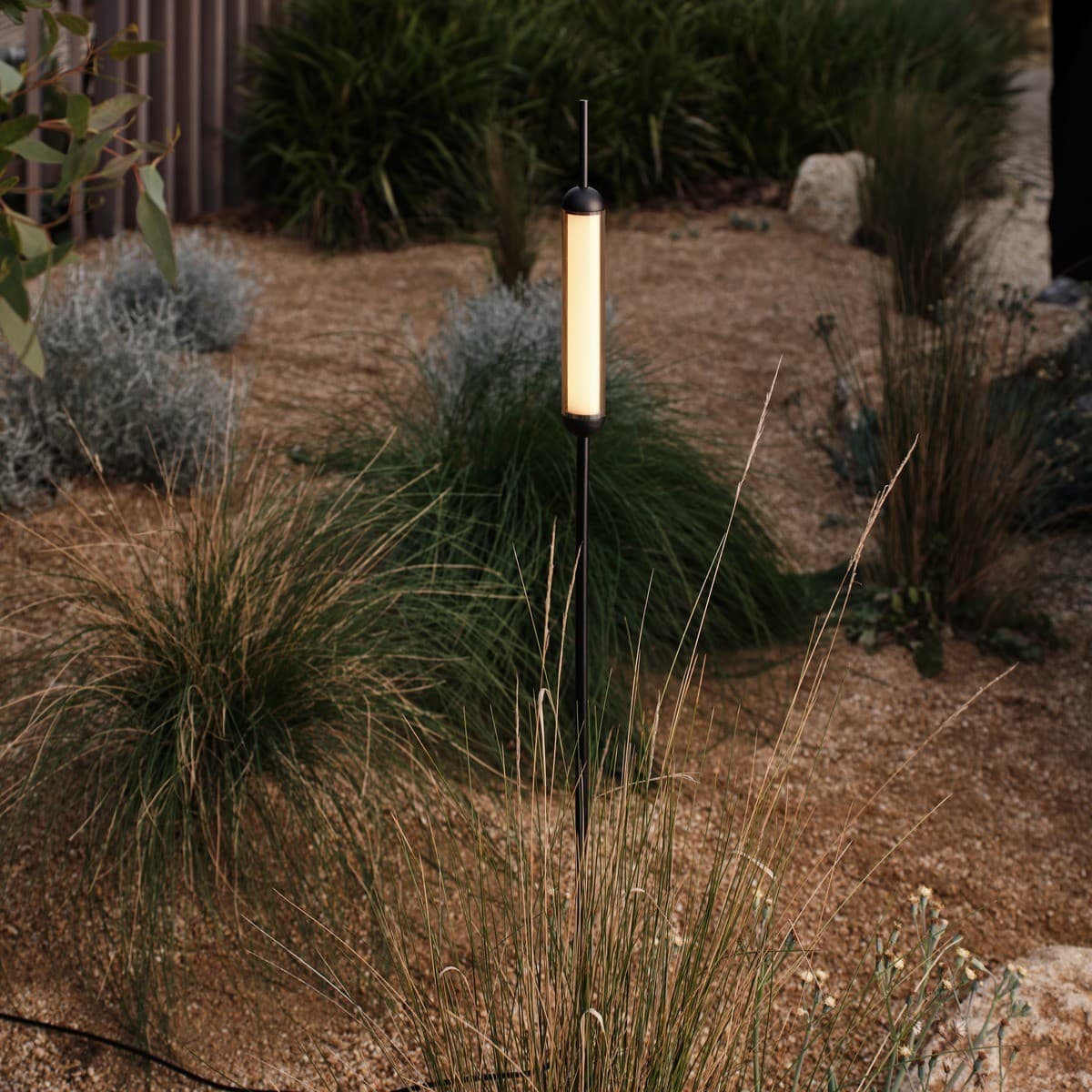 Bulrush 12/24V LED Bollard in Black-img-2