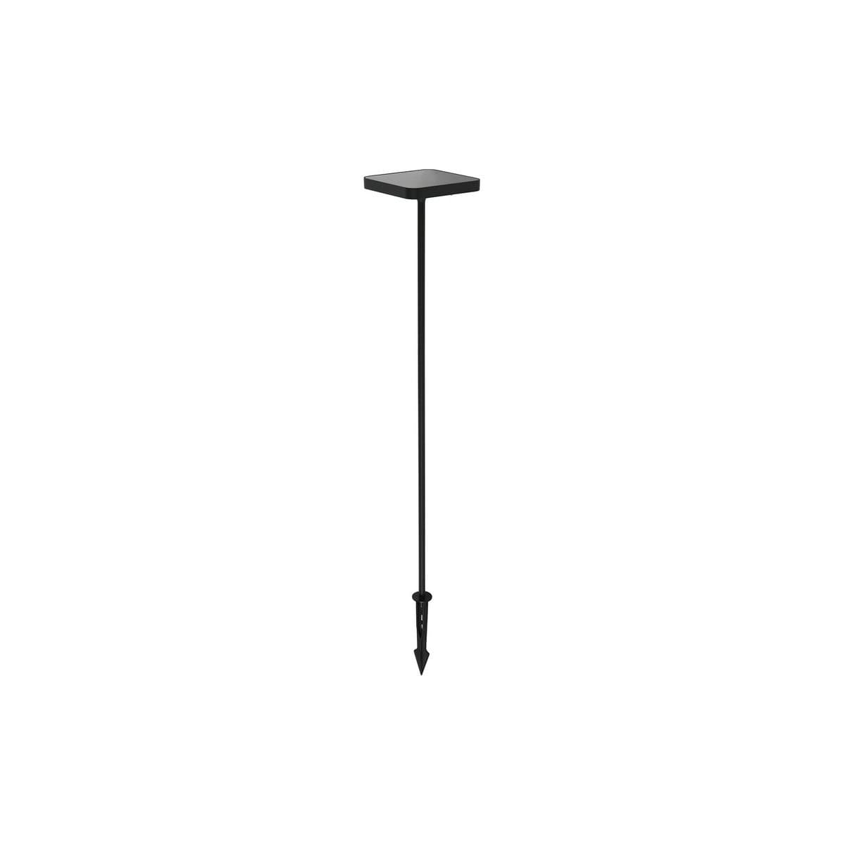 Taylor Solar LED Bollard with Sensor in Black