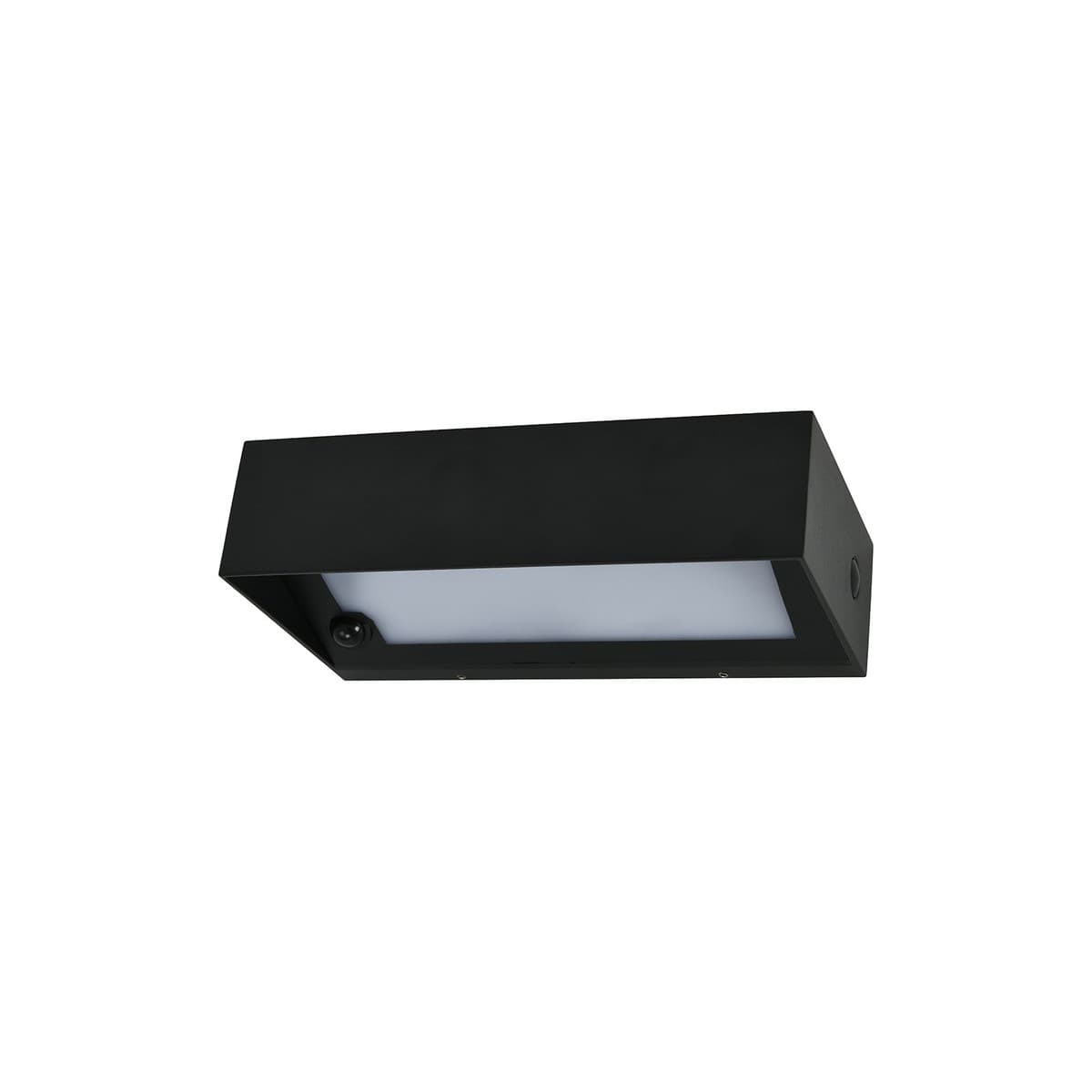 Sunset Illumi Solar LED Wall Bracket with 240V Backup and Sensor in Black-img-1