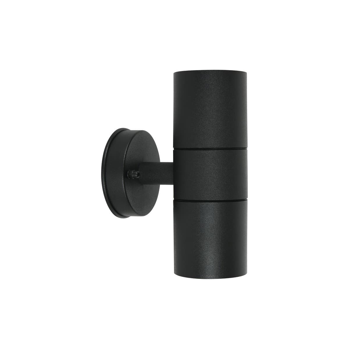 Wanaka 2 Light 12/24V Up/Down Exterior Wall Light with DIY Quick Connect in Black-img-1