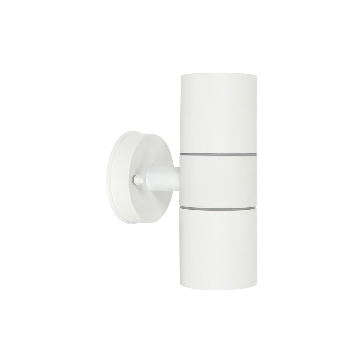 Wanaka 2 Light 12/24V Up/Down Exterior Wall Light with DIY Quick Connect in White