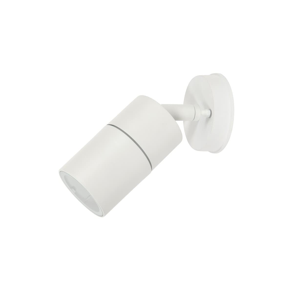 Wanaka 1 Light 12/24V Adjustable Exterior Wall Light with DIY Quick Connect in White