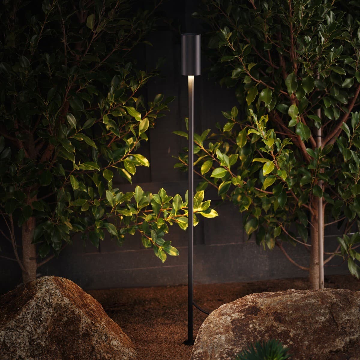 Peninsula 12/24V Adjustable LED Bollard in Black-img-2