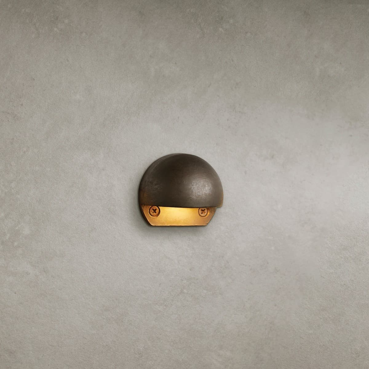 Made By Mayfair Seaside 12V LED Mini Exterior Step Light in Aged Solid Bronze