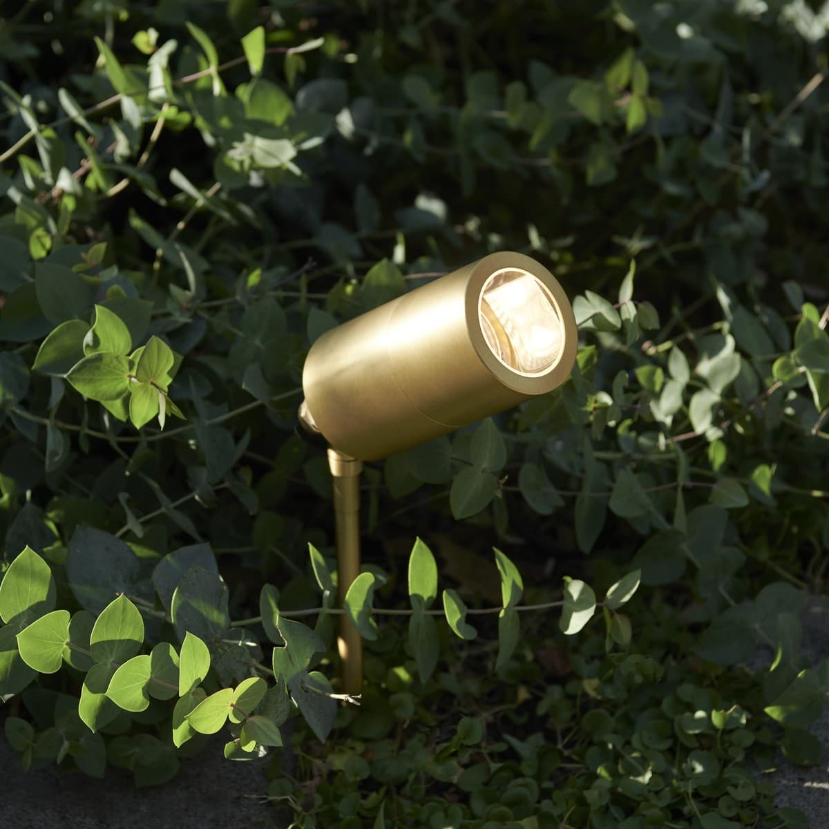 Made By Mayfair Seaside 12V Exterior Spike Garden Light in Aged Solid Brass