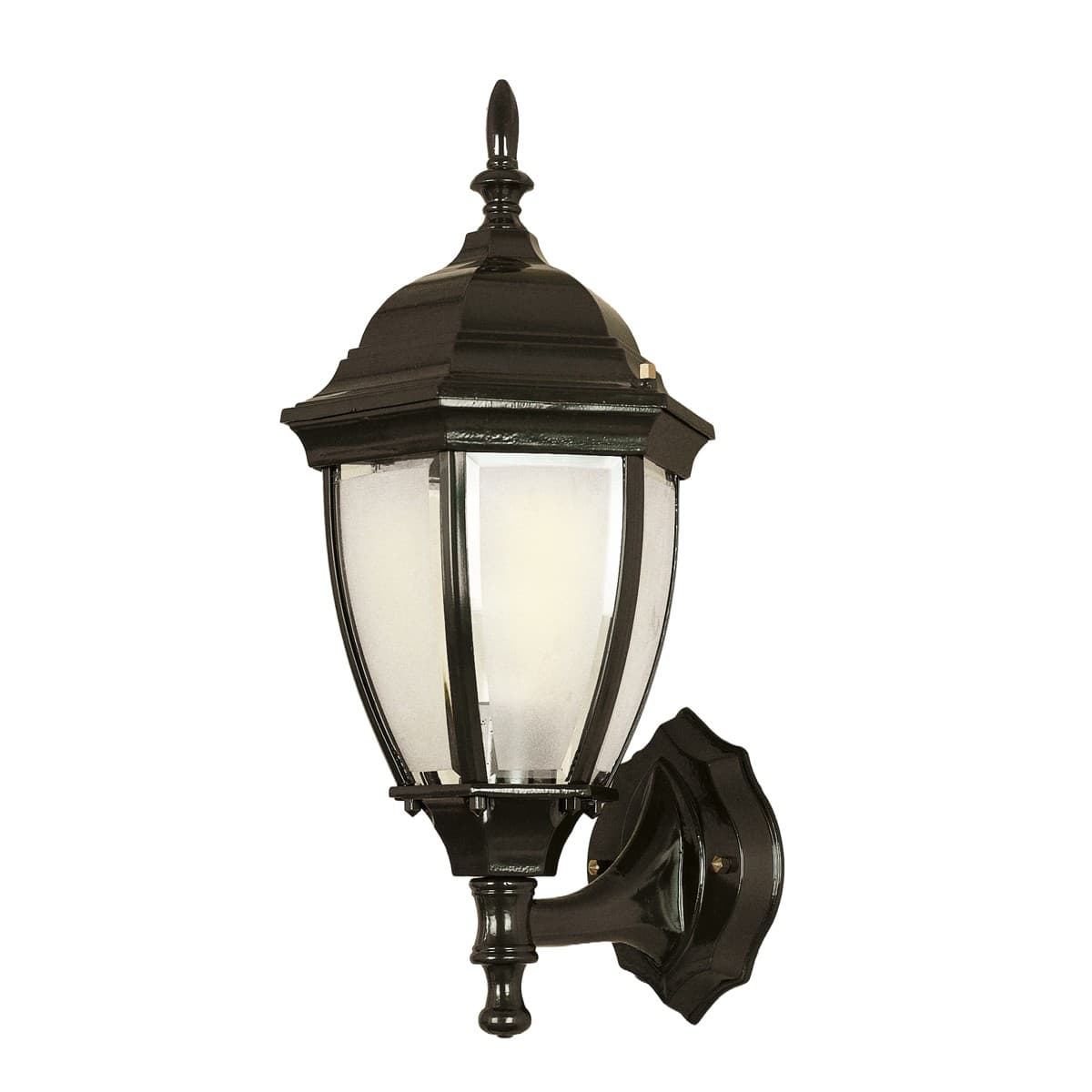Nottingham Small Exterior Wall Bracket in Black
