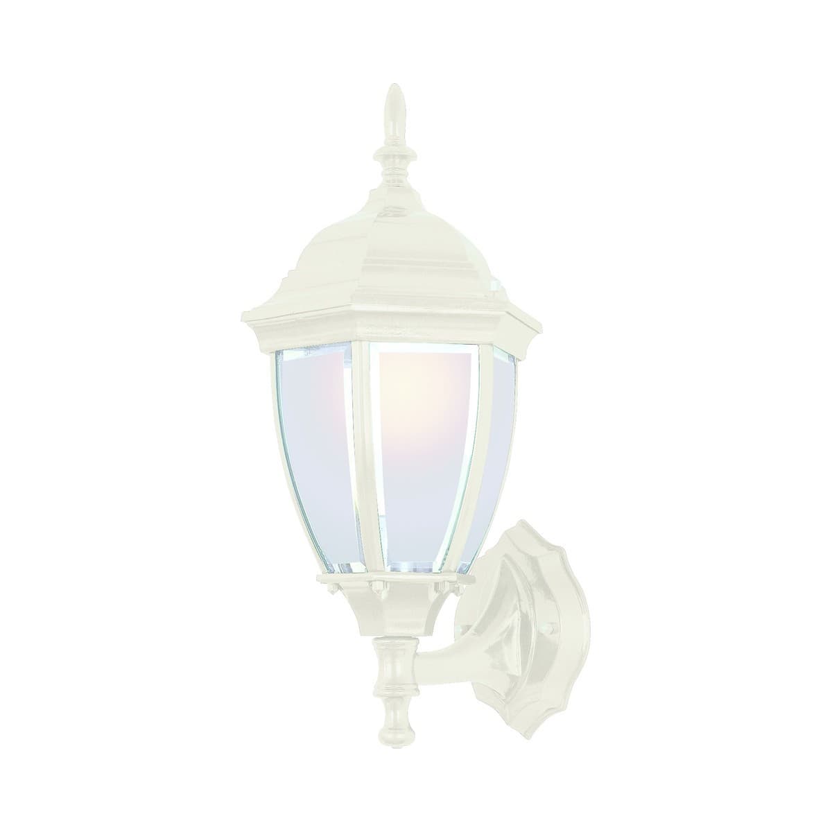 Nottingham Small Exterior Wall Bracket in White