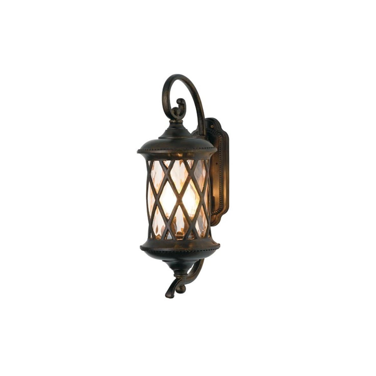 Villa Large Exterior Wall Bracket in Antique Gold Finish-img-1