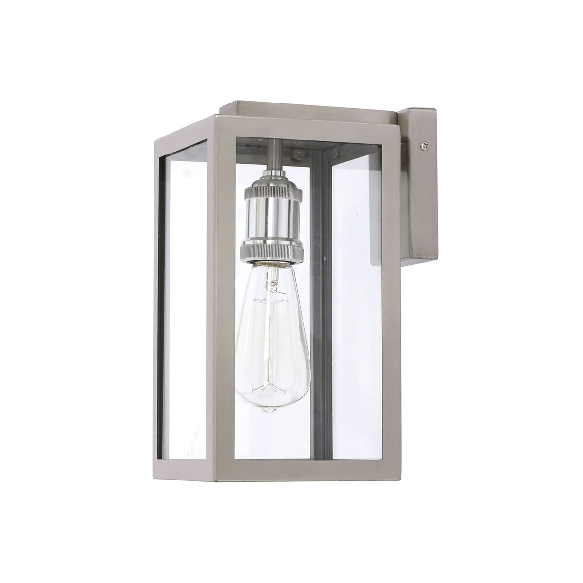 Southampton 1 Light Small Wall Bracket in Stainless Steel-img-1